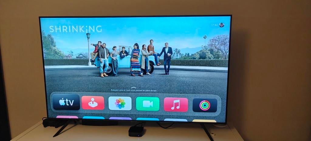 TV Samsung 55" Crystal UHD 4K 55AU7100 (2021), LED, Zo goed als nieuw, Samsung, Smart TV