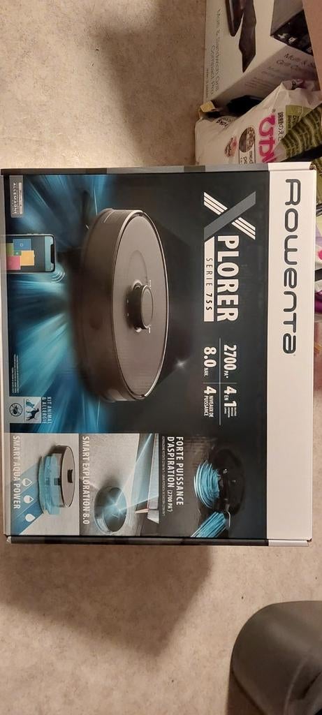 Robotstofzuiger met dweilfunctie, Enlèvement, Neuf, Aspirateur robot