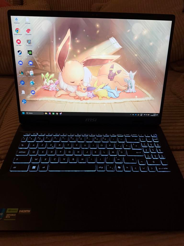 MSI creator M16 C14VEG / Lunar grey, Computers en Software, Windows Laptops, Zo goed als nieuw, 16 inch, SSD, 32 GB, Azerty, Met videokaart