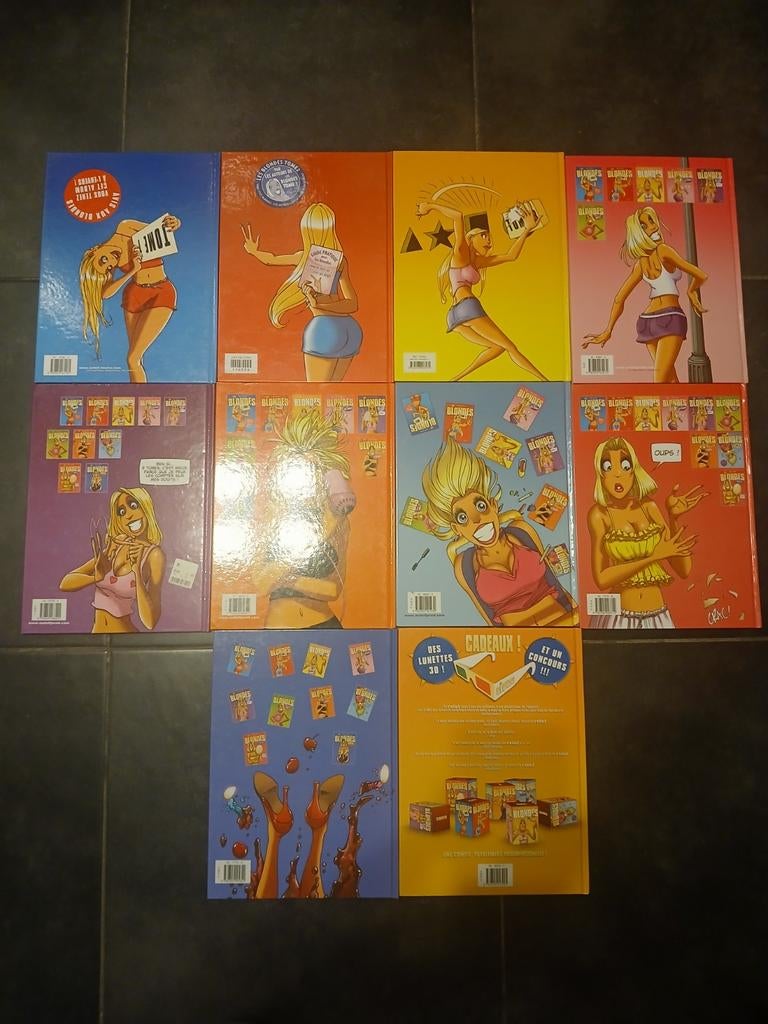 Lot de 10 bd les blondes, Enlèvement ou Envoi
