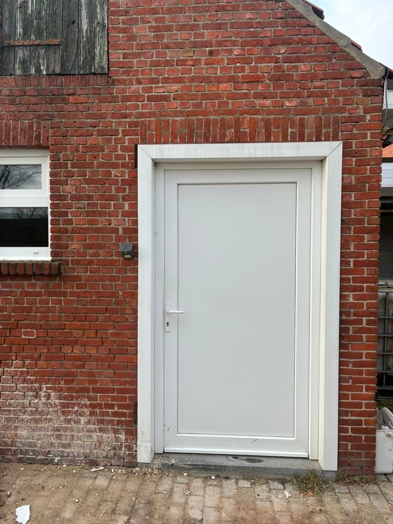 Pvc ramen en deuren, Doe-het-zelf en Bouw, Raamkozijnen en Schuifdeuren, Ophalen, Kunststof, Gebruikt, Raamkozijn