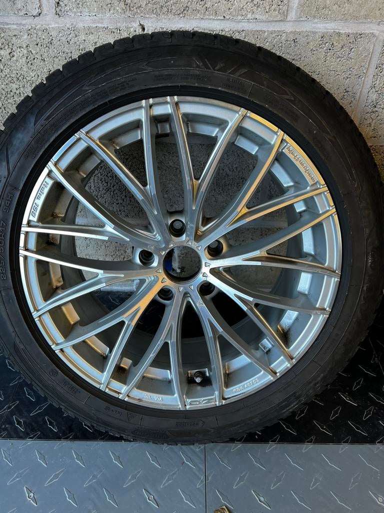 Jantes 17 pouces et pneus hiver, Auto-onderdelen, Banden en Velgen, Band(en), Winterbanden, 17 inch, Ophalen
