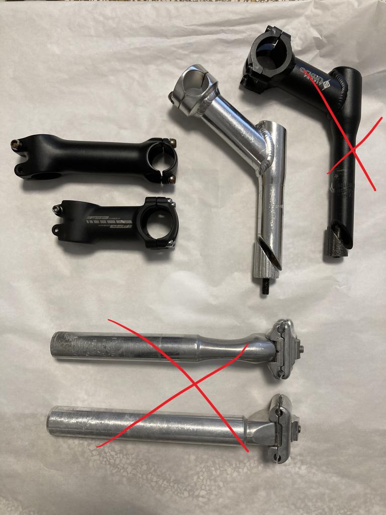 Potences et tiges de selle, Enlèvement ou Envoi, Utilisé, Guidon