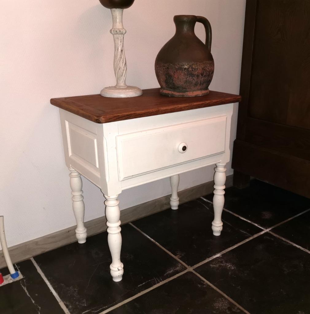 petite armoire d'appoint rurale ancienne en chêne D 35 H 55, Enlèvement