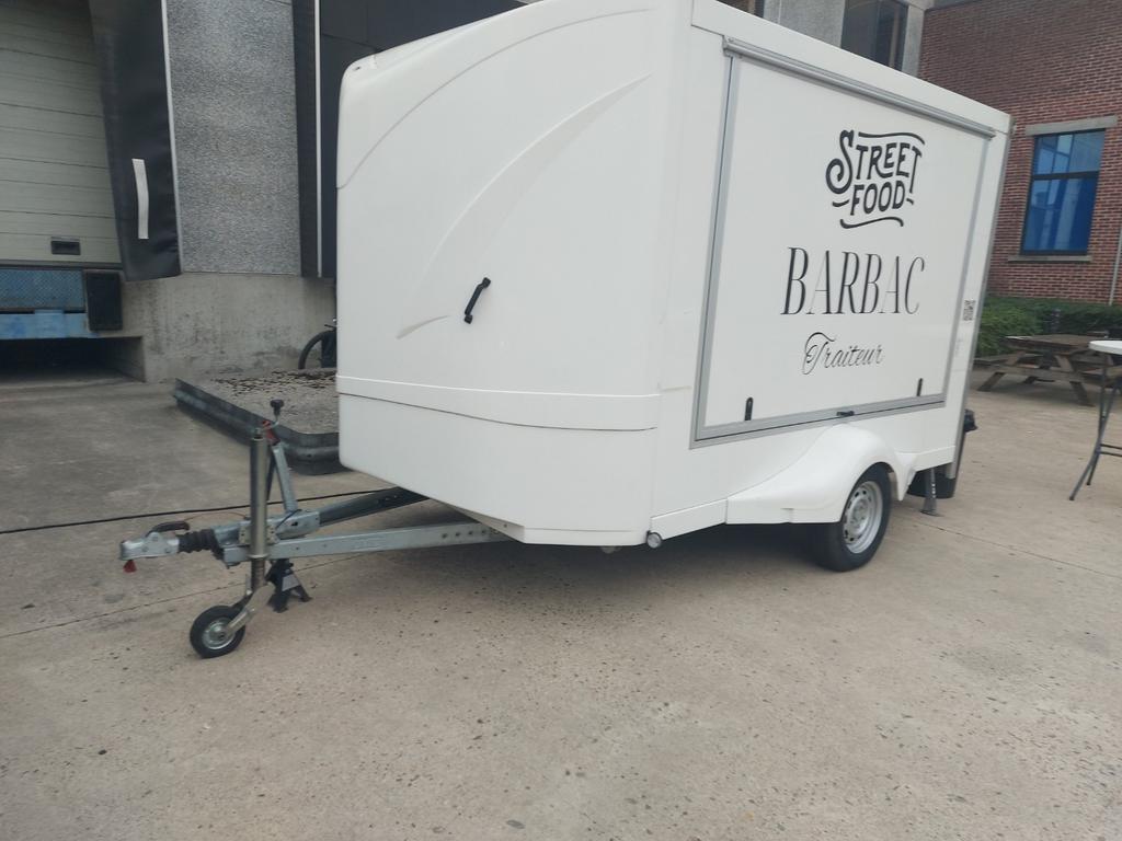 Food truck remorque Verene , blanc 750 kg, Enlèvement