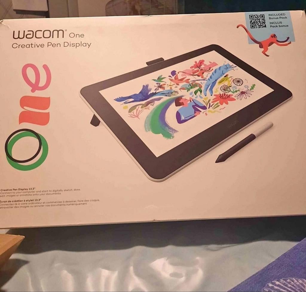 Wacom one 13 creatieve pen display, Computers en Software, Tekentablets, Ophalen, Zo goed als nieuw