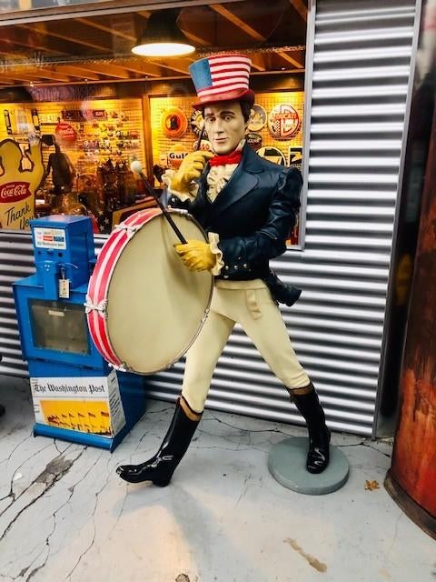 Johny walker USA groot decoratie beeld reclame mancave bar, Ophalen, Gebruikt, Overige typen