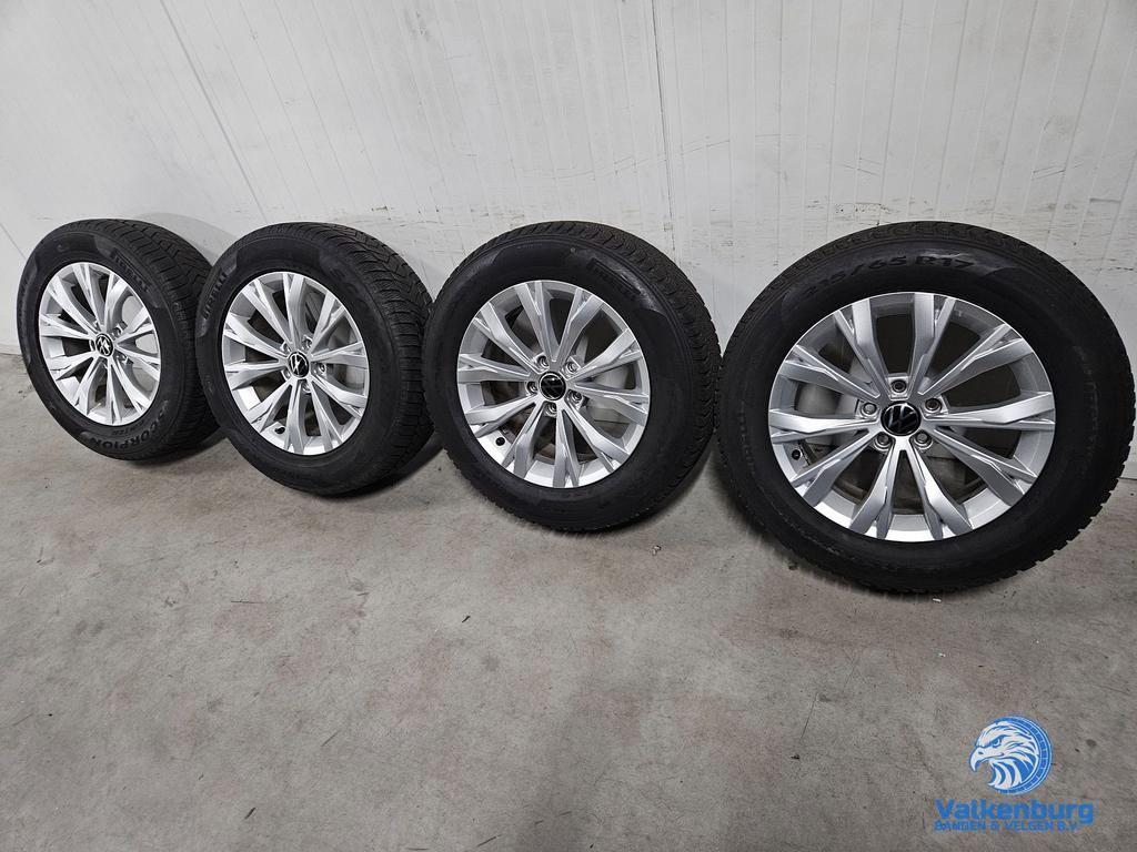 6mm! Originele VW Tiguan II 5NA Montana 17 inch velgen 5x112, -, -, Banden en Velgen, 17 inch