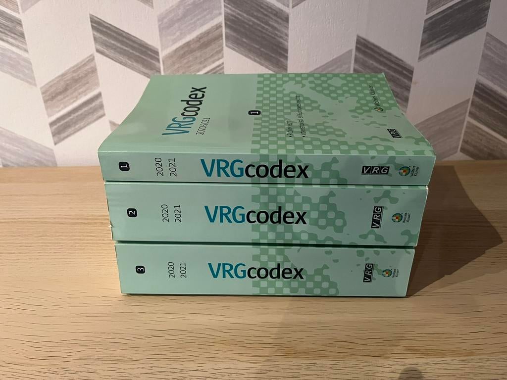 VRGcodex boeken 2020-2021, Boeken, Ophalen of Verzenden, Gelezen, Overige onderwerpen