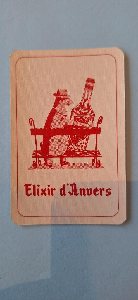 Carte à jouer Antwerp_Elixir Anvers_Rood_218, Collections, Enlèvement ou Envoi, Utilisé, Joker(s)