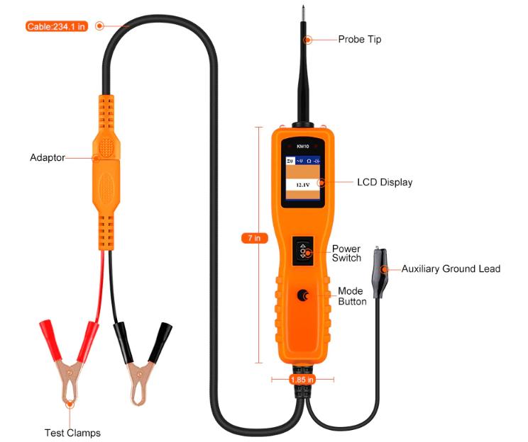 PowerScan OBD2 testeur de Circuit électrique voiture