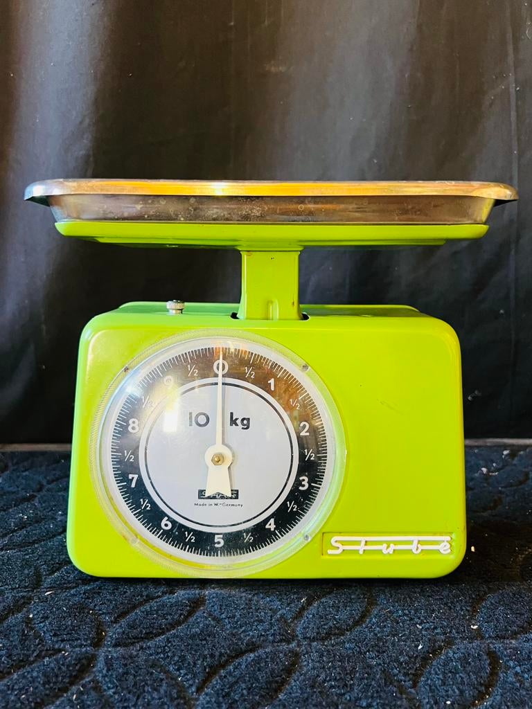 Vintage weegschaal, Elektronische apparatuur, Weegschalen, Ophalen, Gebruikt