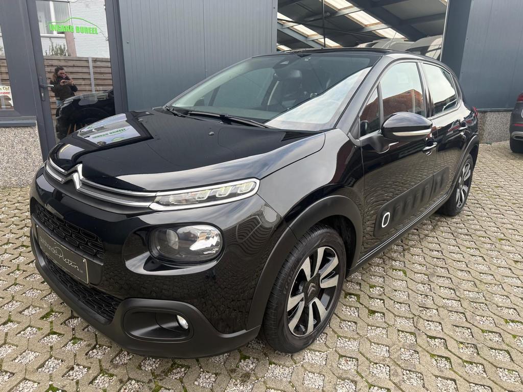 Citroën C3 Benzine - Navigatie/camera/alu velgen, Auto's, Citroën, Voorwielaandrijving, Stof, Gebruikt, Zwart