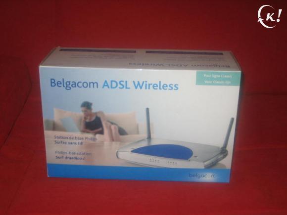 Originele Belgacom Wireless router, Computers en Software, Routers en Modems, Ophalen, Zo goed als nieuw, Router