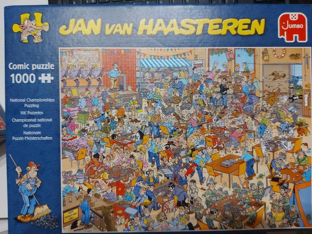 Puzzel NK Puzzelen Jan Van Haasteren, Ophalen, 500 t/m 1500 stukjes, Nieuw, Legpuzzel