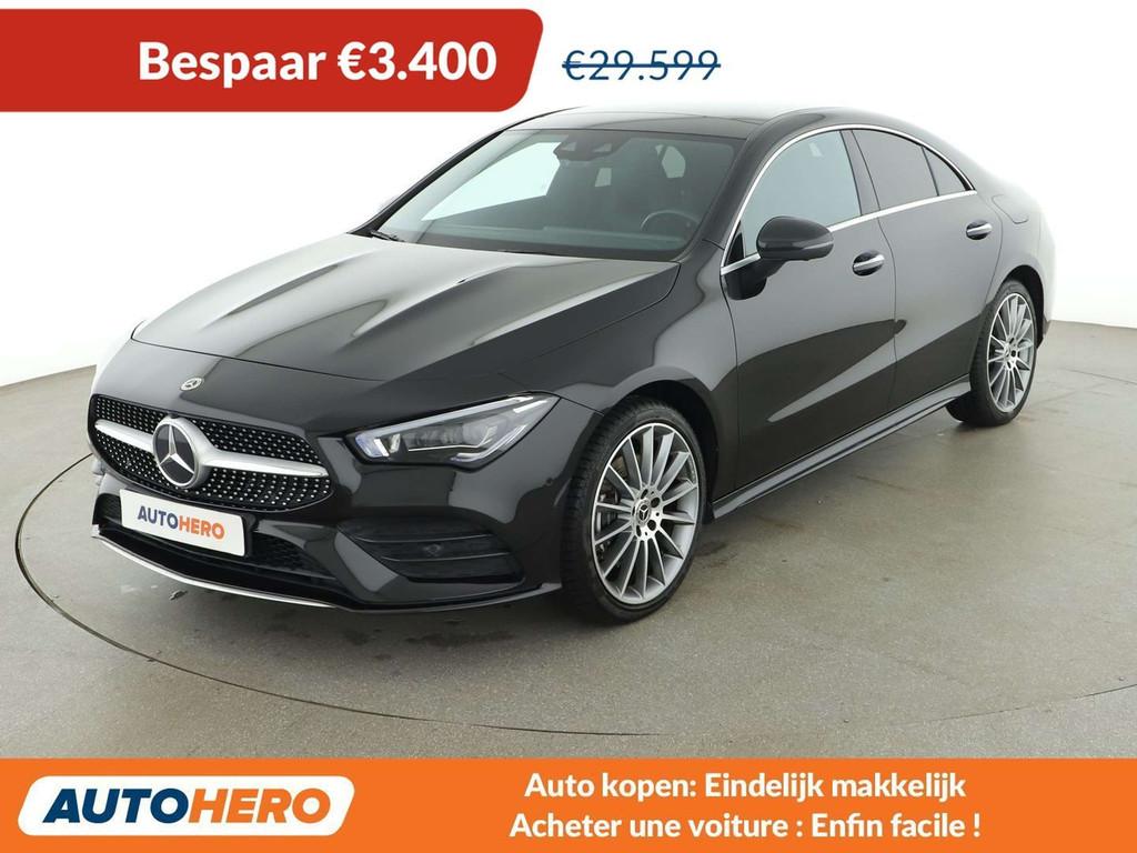Mercedes-Benz CLA-Klasse 250 CLA 250e AMG Line (bj 2020), Auto's, Mercedes-Benz, Gebruikt, Alcantara, Zwart, Hybride Elektrisch/Benzine