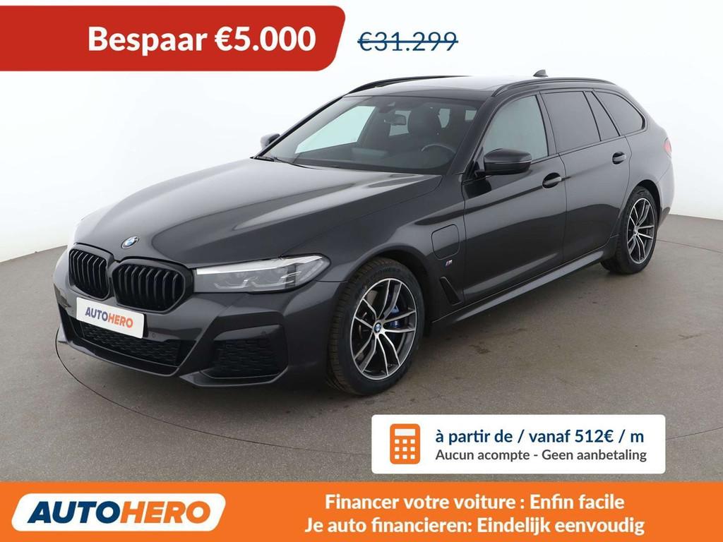 BMW 5 Serie 530 530e M Sport (bj 2021, automaat), Auto's, Automaat, Achterwielaandrijving, Leder, 5 deurs