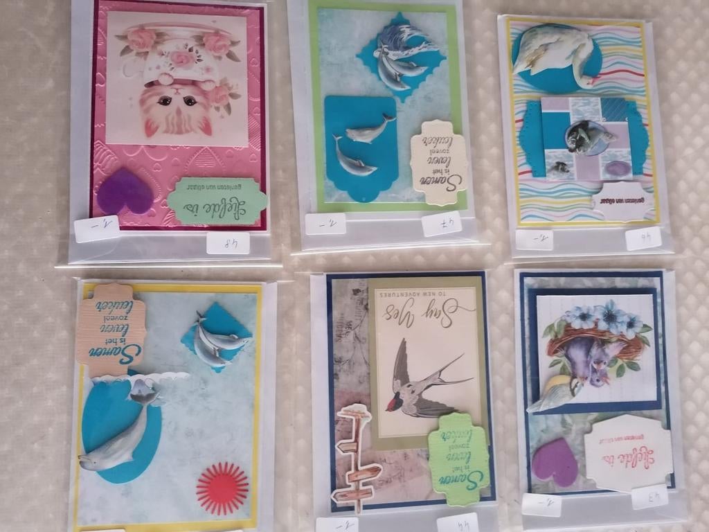 Liefdes kaarten, Hobby en Vrije tijd, Kaarten | Zelfgemaakt, Ophalen of Verzenden, Zo goed als nieuw