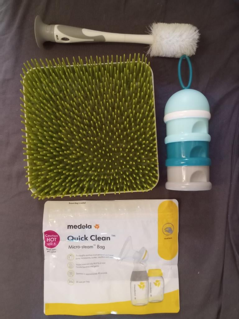 Accessoires voor flessenvoeding, Ophalen