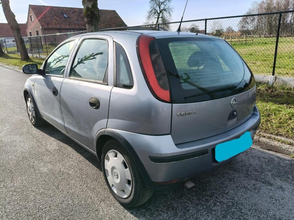 Opel Corsa, essence, 5 portes, homologuée pour la vente, Autos, Opel, Argent ou Gris, Achat, Boîte manuelle, 5 portes