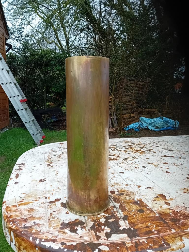 Obus huls ww2 US M14 105mm, Verzamelen, Ophalen of Verzenden