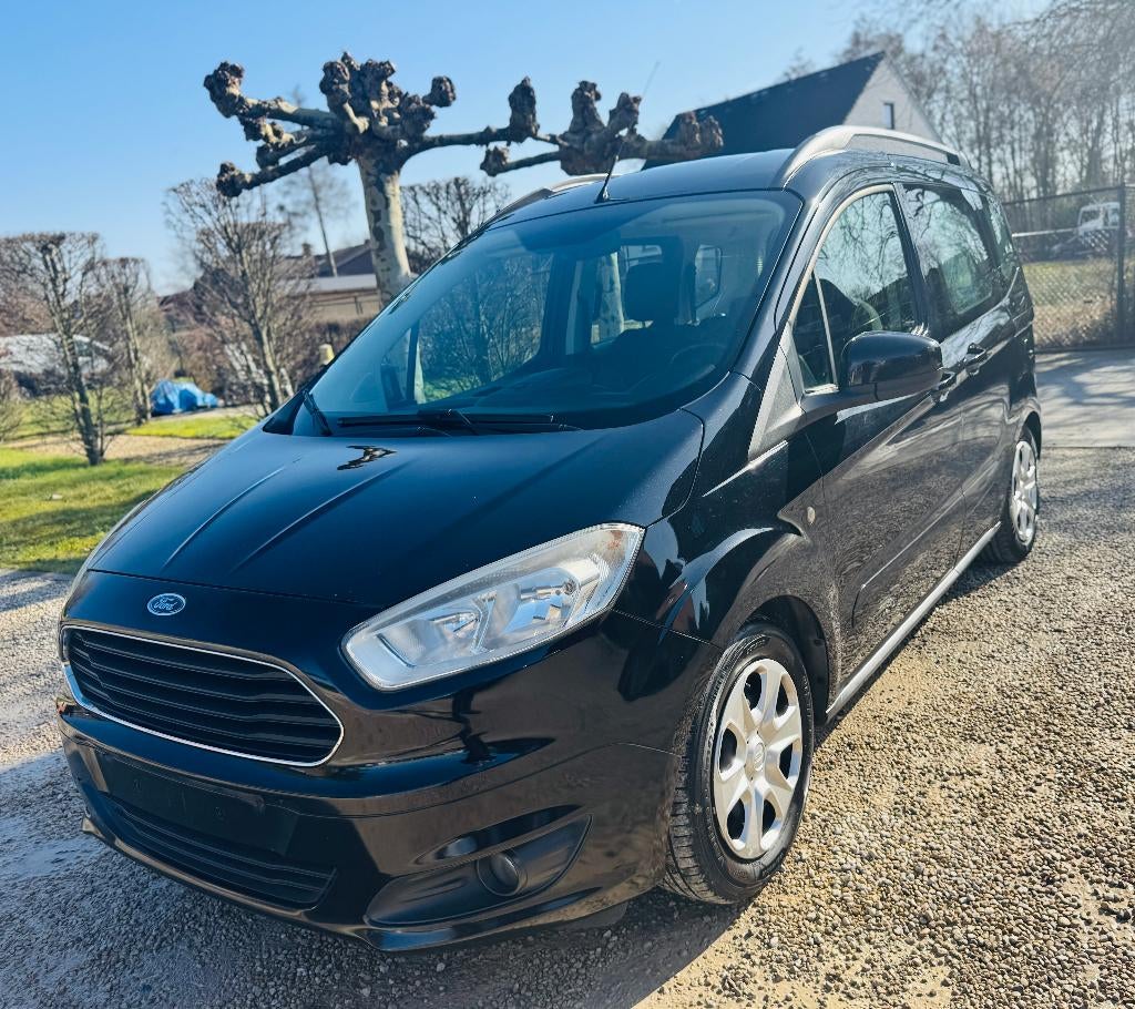 MOOIE FORD TOURNEO COURIER 1.5TDCI AIRCO GEKEURD, Auto's, Ford, Voorwielaandrijving, Euro 5, Stof, Xenon verlichting