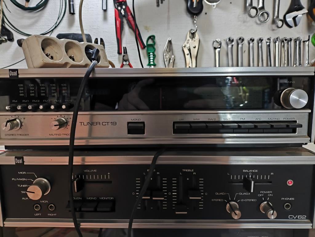 Dual versterker CV62 + Dual box, Ophalen