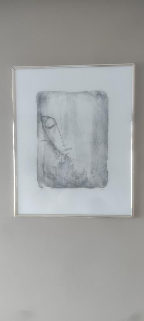 Lithografie " Moeder met kind", Ophalen