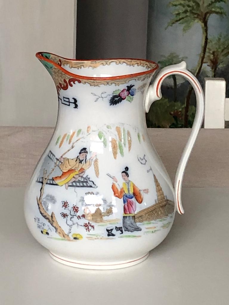 Antieke porseleinen schenkkan Petrus Regout Maastricht, Ophalen of Verzenden