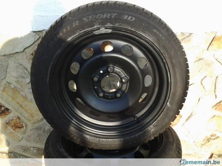 Kit hiver BMW, Autos : Pièces & Accessoires, Pneus et Jantes, 16 pouces, 205 mm, Enlèvement