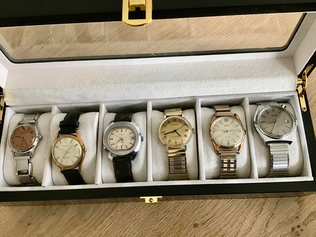 Six montres mécaniques, Enlèvement ou Envoi