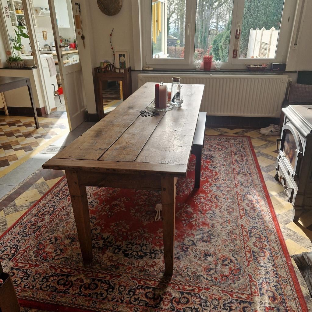 Table de ferme, Huis en Inrichting, Stoffering | Vloerbedekking, Ophalen, Gebruikt, Overige typen