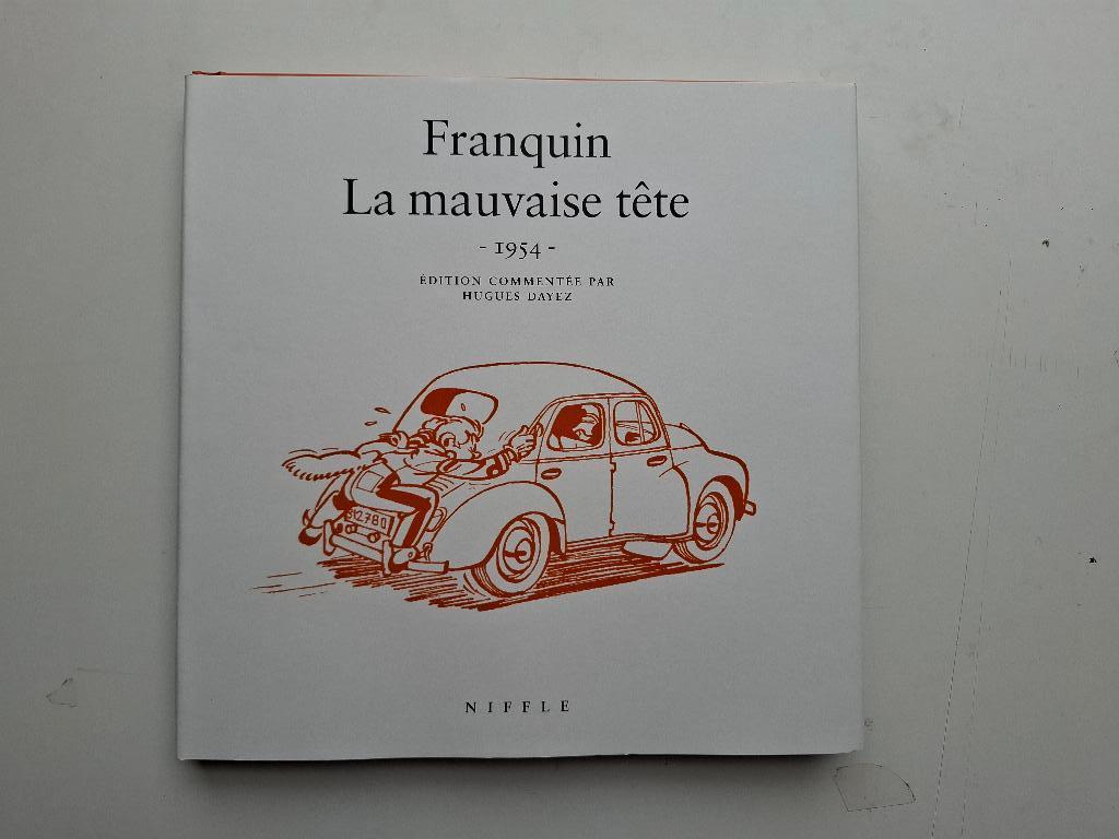 TL FRANQUIN LA MAUVAISE TETE 1954 JAQUETTE NIFFLE TTBE 2014, Une BD, Enlèvement ou Envoi, Comme neuf