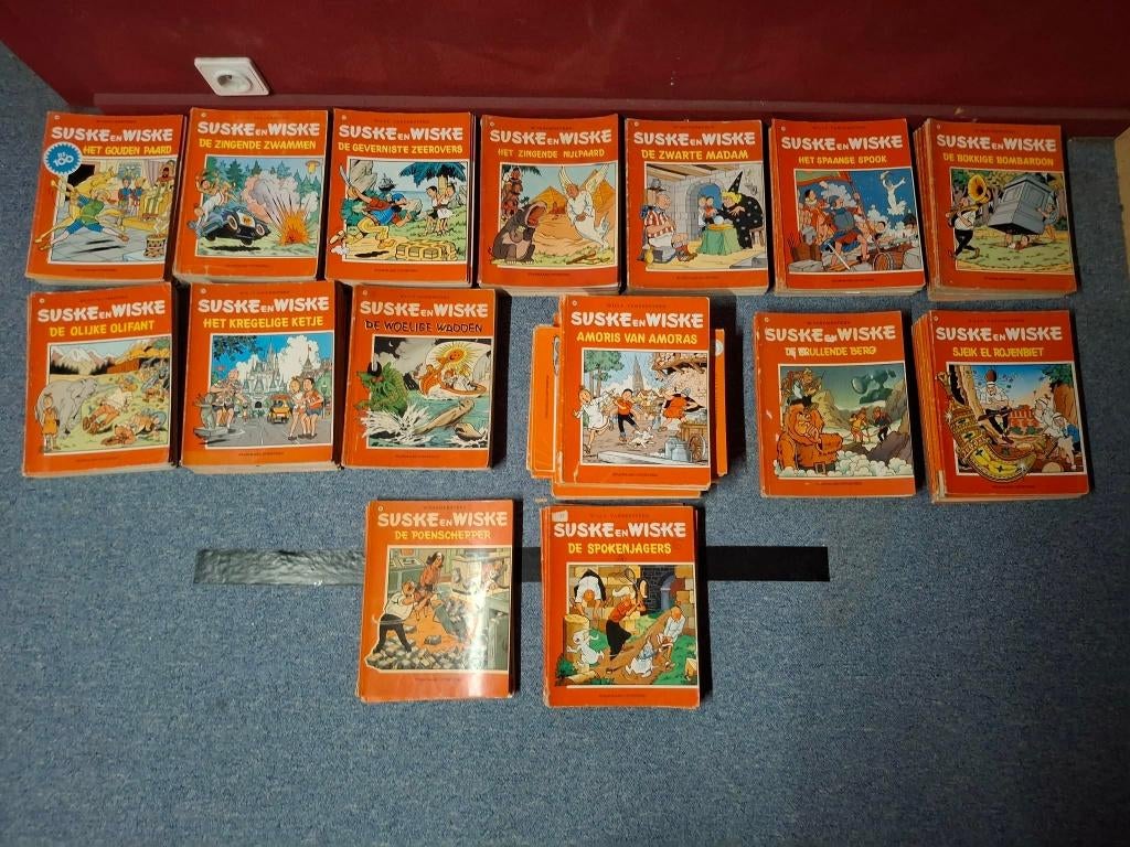 146 bandes dessinées différentes Suske et Wiske, Enlèvement, Bob et Bobette, Utilisé, Livre ou Jeu