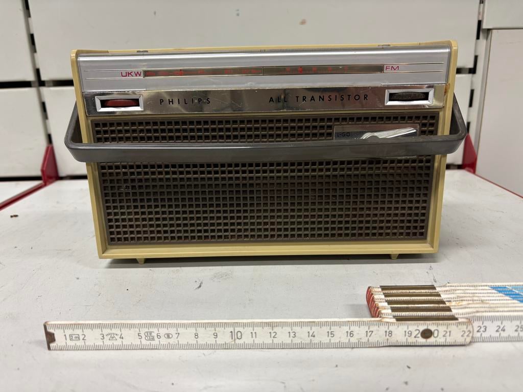 Radio Vintage Philips L4X51T - Années 60 - Design Rétro Chic, Enlèvement ou Envoi, Utilisé, Radio