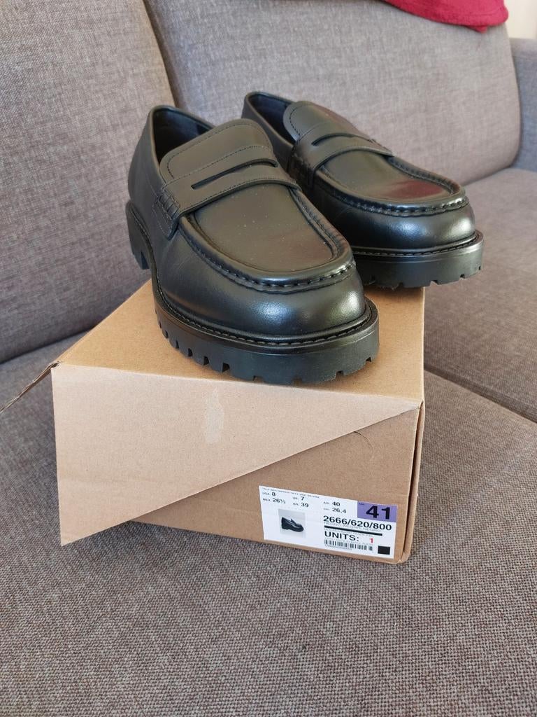 mocassin Zara 41 noir NEUF, Vêtements | Hommes, Chaussures, Enlèvement ou Envoi, Noir