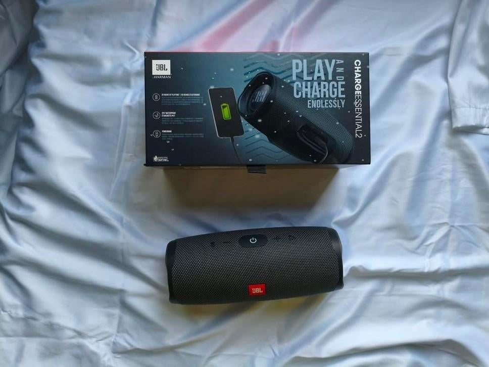 JBL Charge Essential 2 Enceinte Bluetooth étanche Powerbank, Ophalen, Zo goed als nieuw, Minder dan 60 watt, Subwoofer
