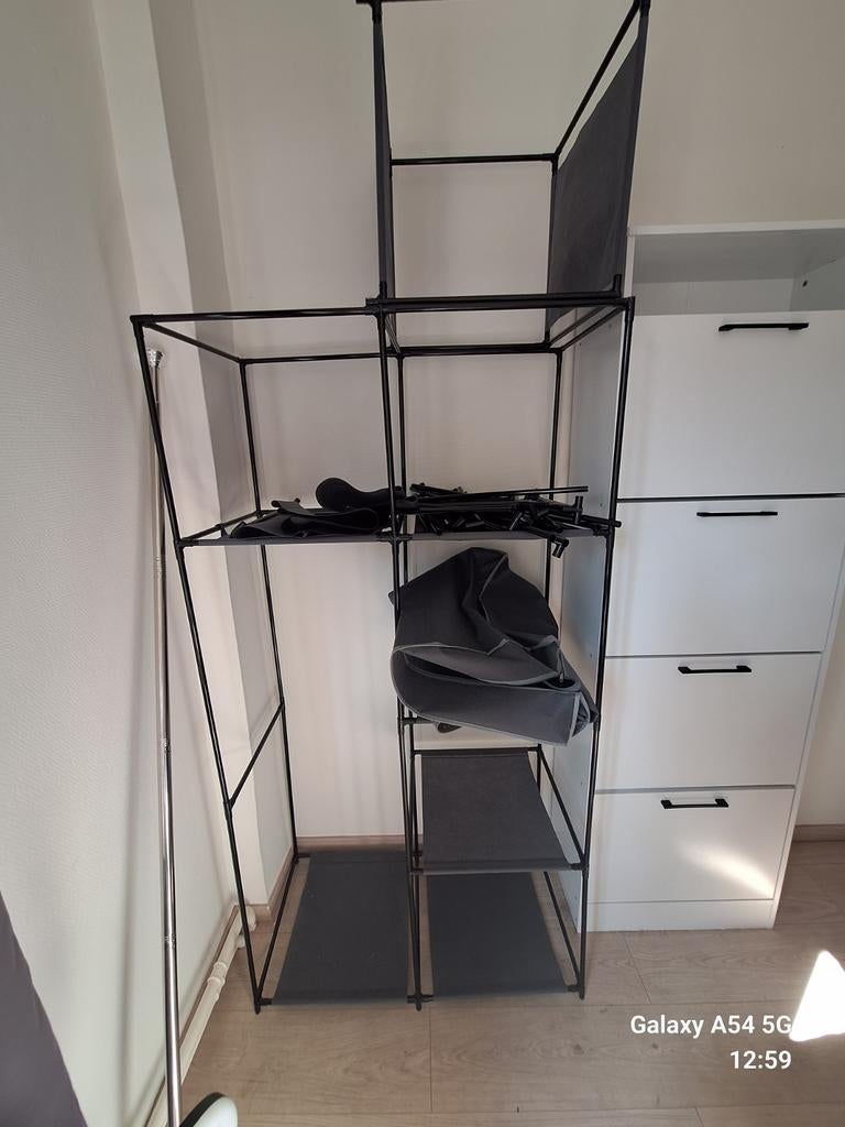 Penderie modulable tissu, Enlèvement