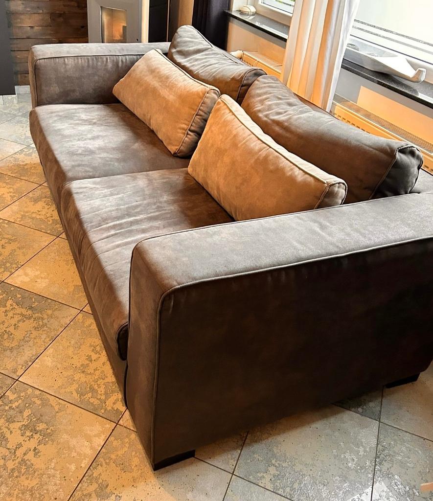 Divan en alcantara, 100 à 125 cm, Banc droit, Enlèvement, Utilisé