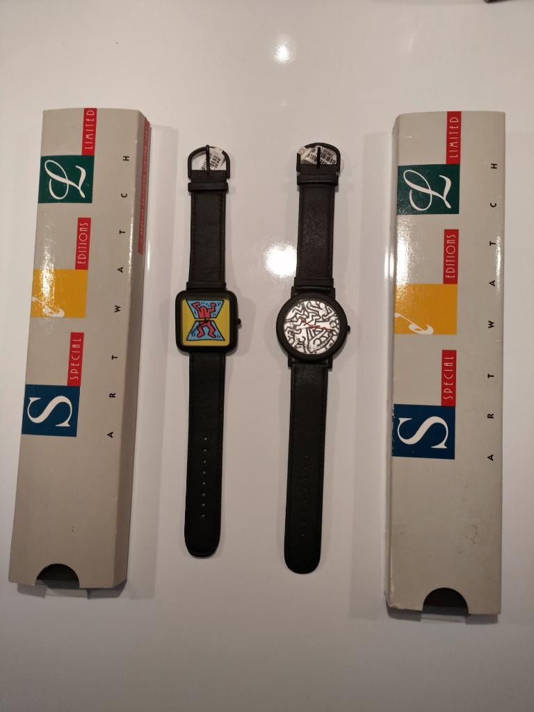 Keith Haring Watch - Special Limited Edition Art Watch (set), Enlèvement ou Envoi, Comme neuf