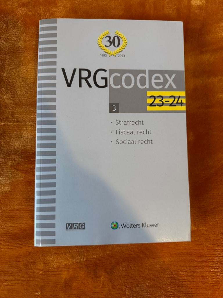VRG Codex 2023-2024, Boeken, Ophalen