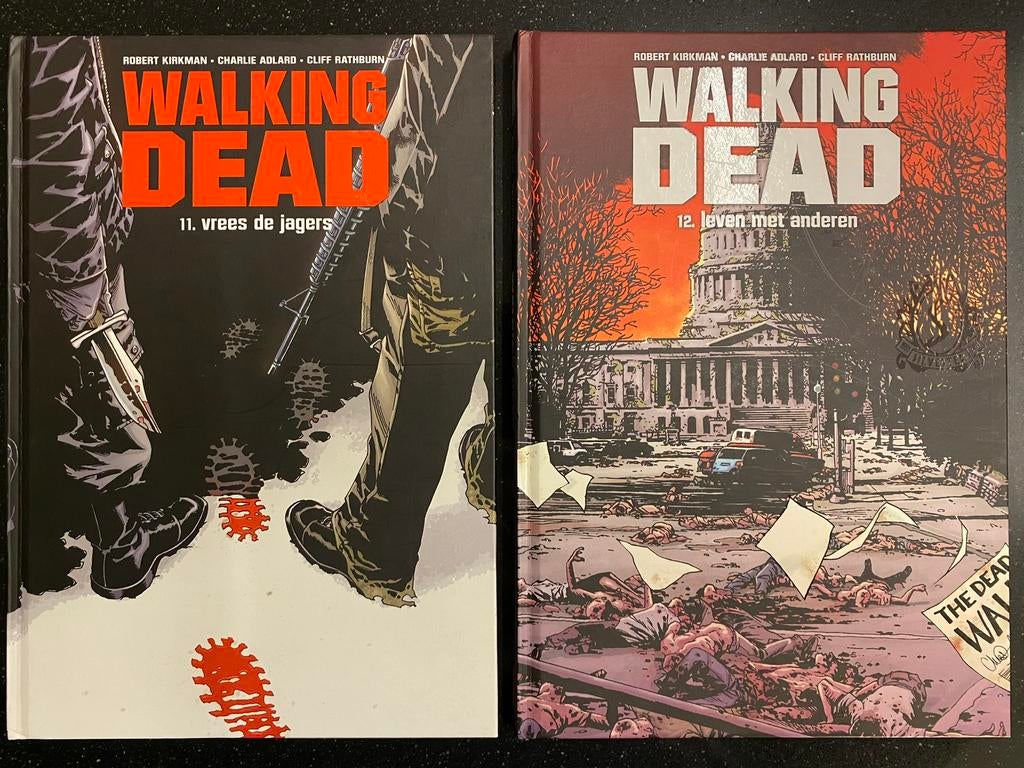 The Walking Dead: vol. 11 en 12 - NL - eerste druk, Boeken, Amerika, Ophalen of Verzenden, Zo goed als nieuw, Meerdere comics