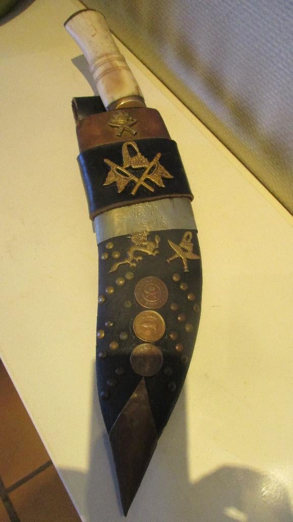 KHUKHRI népalais., Collections, Enlèvement ou Envoi, Armée de terre, Couteau ou Poignard
