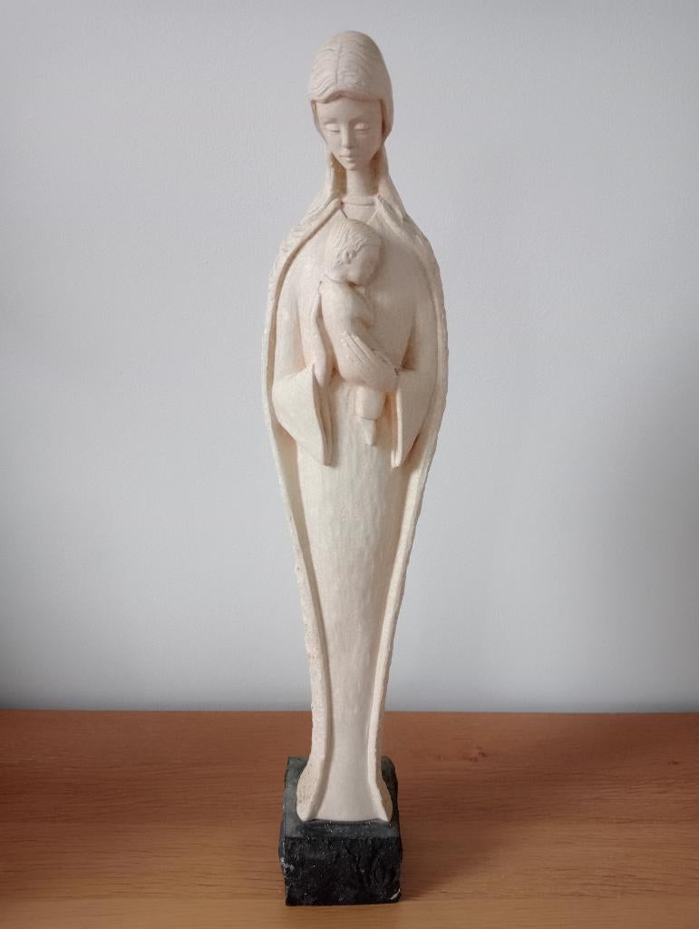 Statue vintage de Marie avec enfant, Antiquités & Art, Enlèvement