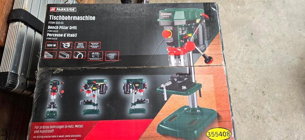 Foreuse sur pied Parkside. PTBM.500-E5., Enlèvement, Comme neuf, 400 à 600 watts, Foreuse sur colonne