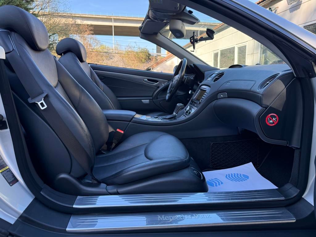 ✅Mercedes SL350 Cabrio🔥Pack AMG🔥HISTORIQUE COMPLET️✨🌟, Autos, Cuir, Argent ou Gris, Achat, 3498 cm³