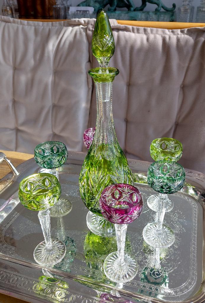 Val Saint Lambert Balmoral 1908 likeurset, Ophalen of Verzenden