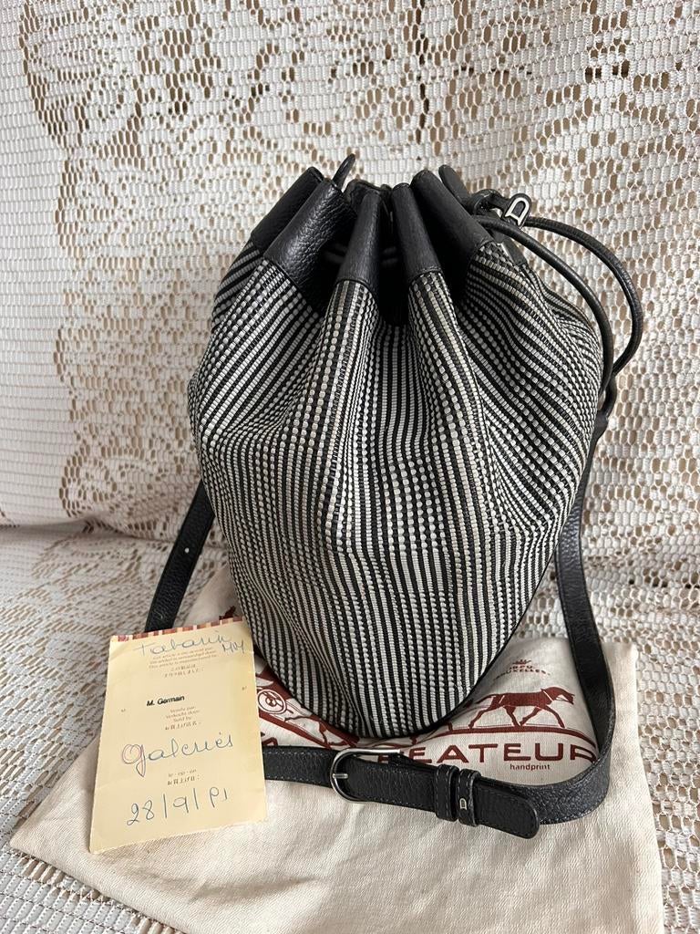 Sac DELVAUX modèle Tabarin cuir tressé, Enlèvement ou Envoi, Comme neuf, Cuir
