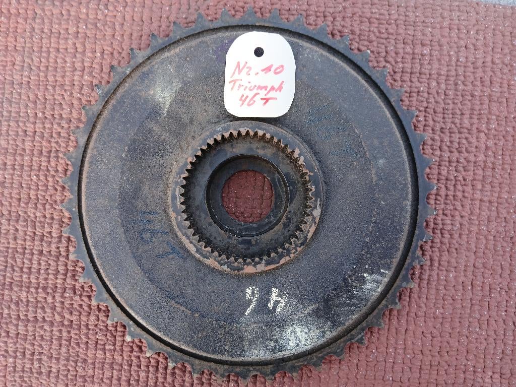 Nr. 10. Achterkettingwiel voor Triumph  motor, Ophalen of Verzenden, Nieuw