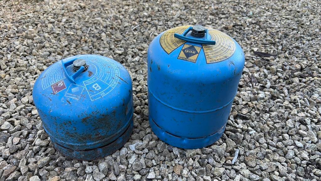 Campingaz flessen, Caravans en Kamperen, Kampeeraccessoires, Ophalen, Gebruikt